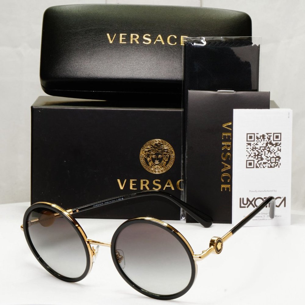 Versace Women's Round Medusa Sunglasses